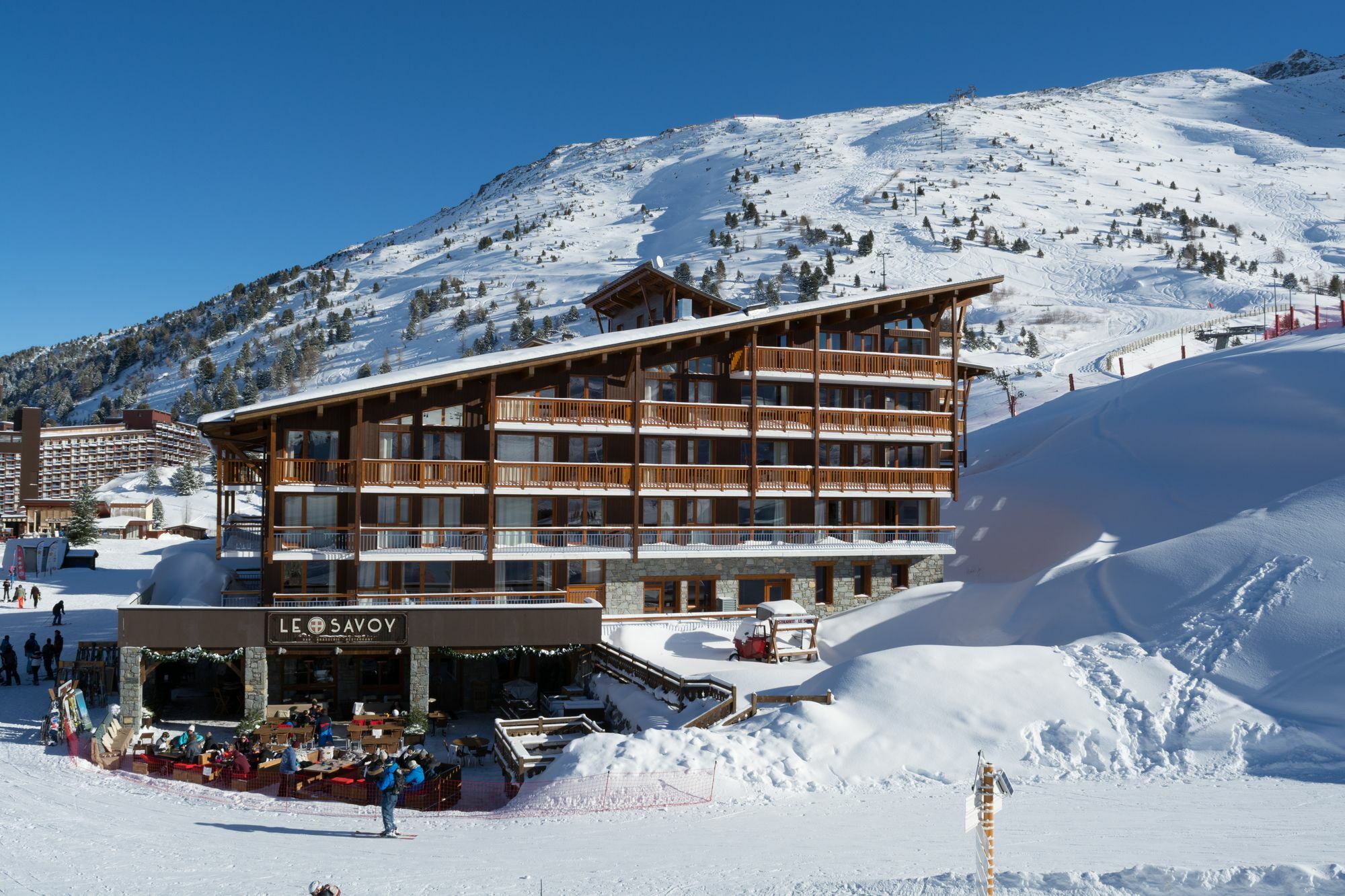 Chalet Des Neiges : La Cime Des Arcs Les Arcs  Bagian luar foto