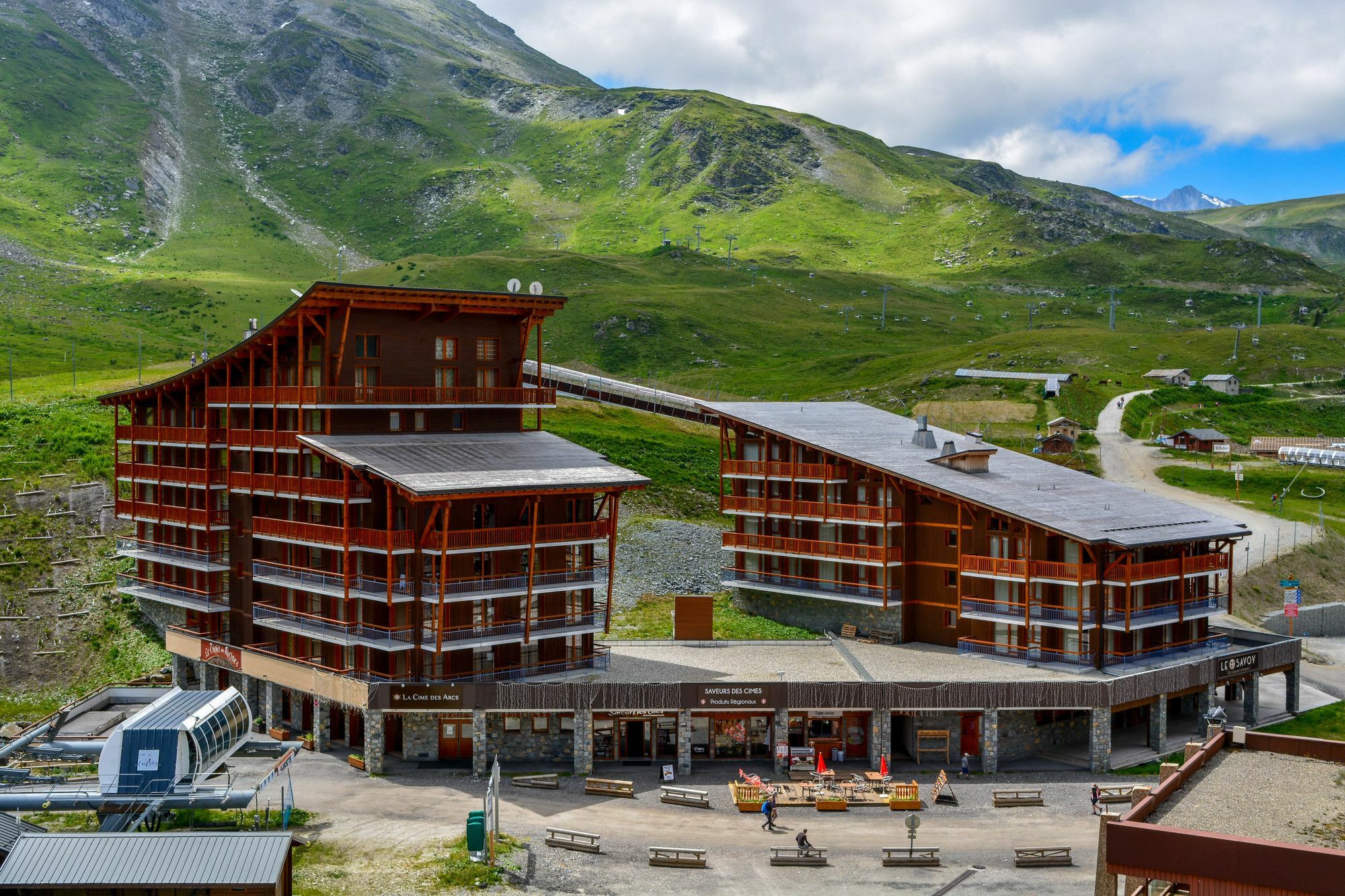 Chalet Des Neiges : La Cime Des Arcs Les Arcs  Bagian luar foto